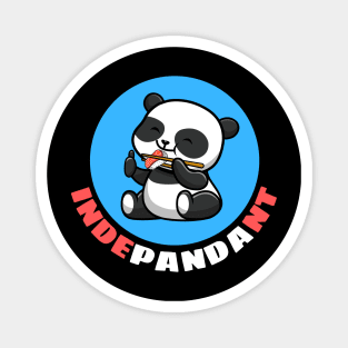 Indepandant | Cute Panda Pun Magnet